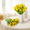 Tulips Artificial Flowers Bulk Faux Bouquets 12” Stems Fake Flowers Wedding Centerpiece Decoration Office Indoor Home Decor, 14 pcs